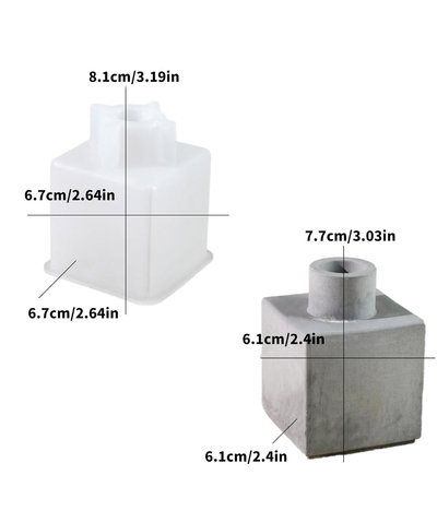 Molde de Silicona florero 3622 para Cemento, Yeso y Resina –  Artesanal