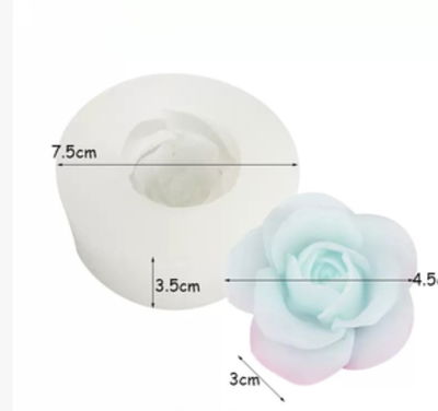 Molde de Silicona flor s1908 para Cemento, Yeso y Resina –  velas