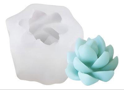 Molde de Silicona mini suculenta s101k5 velas ,Cemento, Yeso y Resina –  velas