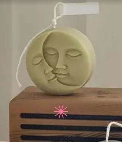 Molde de silicona lunas jabon 4 abones Velas, Cemento, Resina y Yeso
