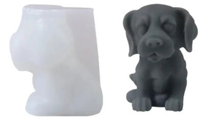 Molde de silicona perrito 25R3 jabones Velas, Cemento, Resina y Yeso