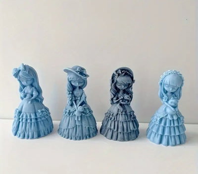 Molde de silicona nena 10x5 jabones Velas, Cemento, Resina y Yeso