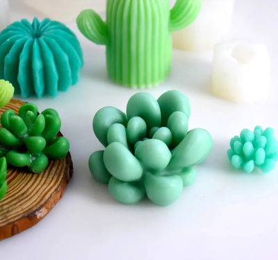 Molde de Silicona suculenta 01N5 velas ,Cemento, Yeso y Resina –  velas