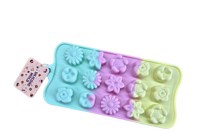 Molde de silicona florcitas jabones Velas, Cemento, Resina y Yeso