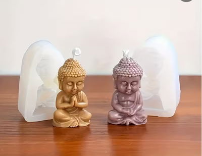 Molde de silicona budita 3457 jabones Velas, Cemento, Resina y Yeso