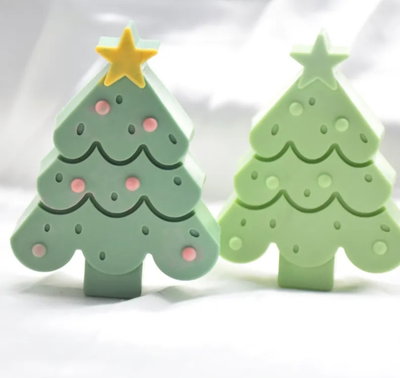 Molde de silicona pino navidad Velas, Cemento, Resina y Yeso