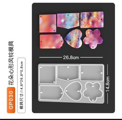 Molde de Silicona  placa tags para Cemento, Yeso y Resina –  velas