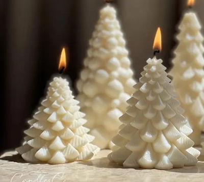 Molde de silicona pino  12m20 Velas, Cemento, Resina y Yeso