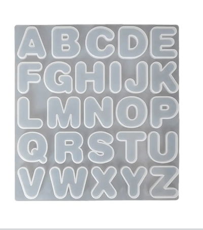 Molde de Silicona letras 0054 para Cemento, Yeso y Resina –  velas