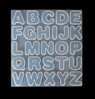 Molde de Silicona letras 0054 para Cemento, Yeso y Resina –  velas