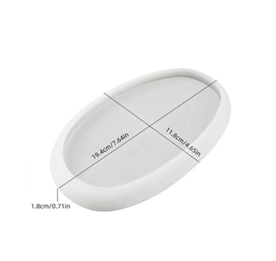 Molde de Silicona bandeja ovalada fina
