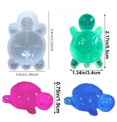 Molde de silicona mini tortuga