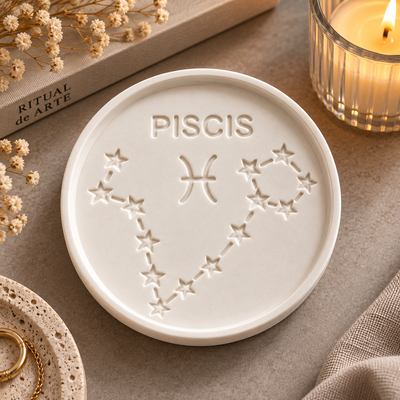 Molde Termoformado plato zodiaco. Piscis 