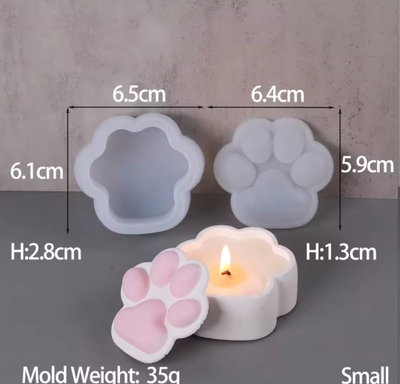 Molde de silicona alhajero patita