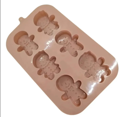 Molde de silicona placa jengibre 6