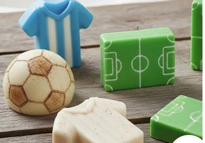 Molde de silicona placa futbol
