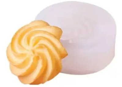 Molde silicona galletita