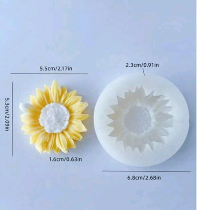 Molde de Silicona Flor girasol