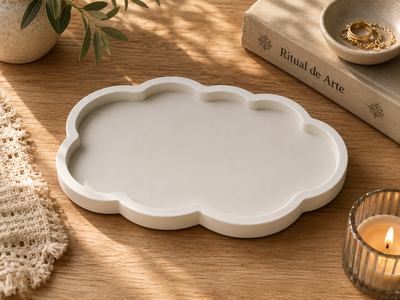 Molde de goma EVA gruesa Bandeja Nube 26 × 14 cm