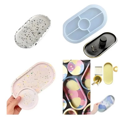 Molde de Silicona bandeja ovalada xl