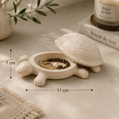 Molde silicona alhajero tortuga  