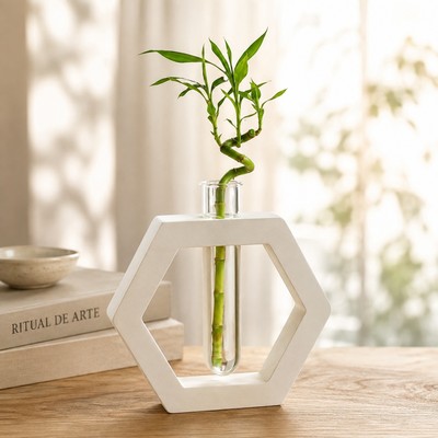 Molde de Silicona florero hexagonal
