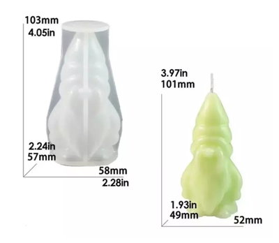 Molde de silicona gnomo