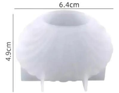 Molde silicona ostra