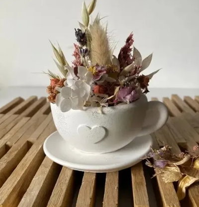 Molde silicona taza con plato