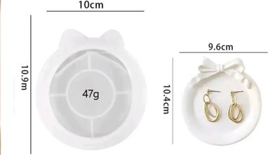 Molde de Silicona bandeja redonda moño