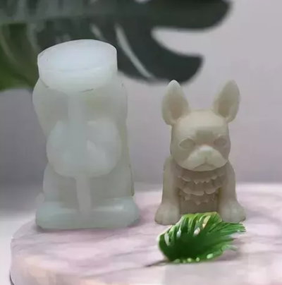 Molde de Silicona Perrito Bulldog