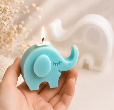 Molde silicona elefante 