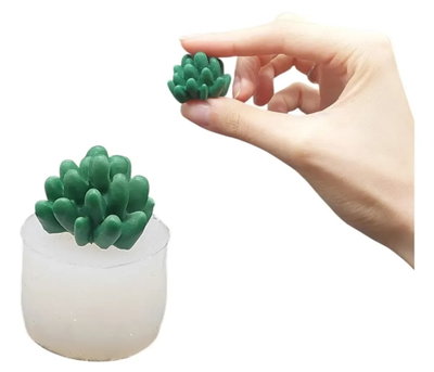 Molde de silicona mini suculenta 