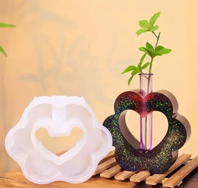 Molde de Silicona florero flor