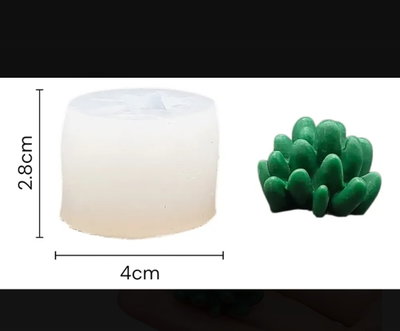 Molde de silicona mini suculenta 