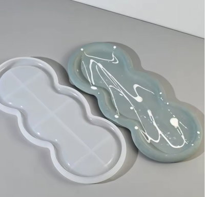 Molde de Silicona bandeja grande ondas