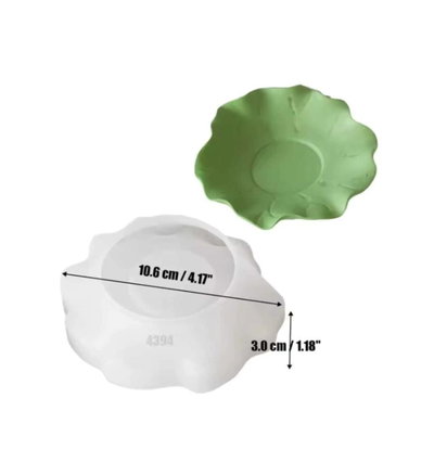 Molde de Silicona plato ondas 