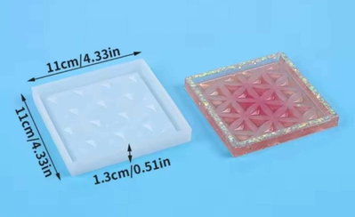 Molde de Silicona plato cuadrado