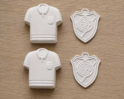 Molde Termoformado  River camiseta escudo