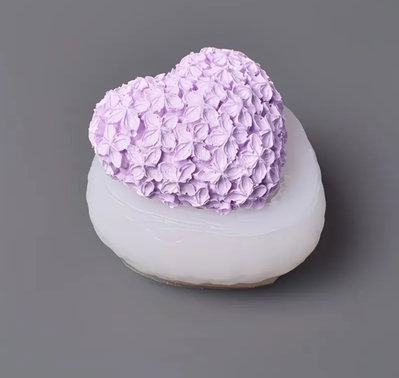 Molde silicona corazon 