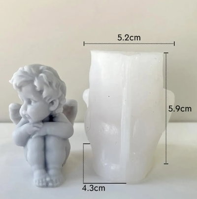 Molde de silicona Ángel perfil