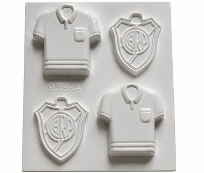 Molde Termoformado  River camiseta escudo