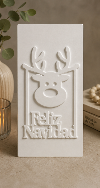 Molde Termoformado placa Navidad