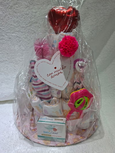 Torta de Pañales y Accesorios - Regalo Ideal para Baby Shower