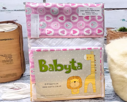 Juego de Sábanas para Cuna Babyta - 100% Algodón y Diseño Encantador