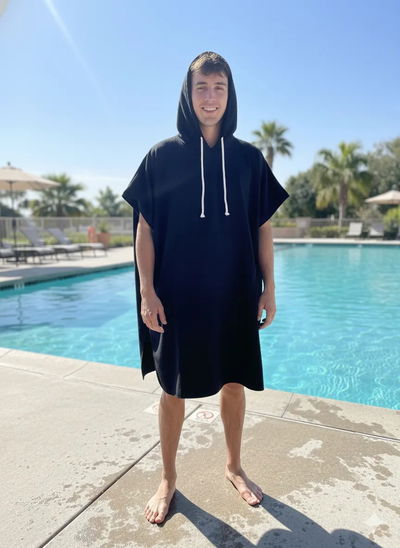 Poncho Cambiador de Microfibra Unisex ADULTOS - Secado Rápido y Privacidad Total