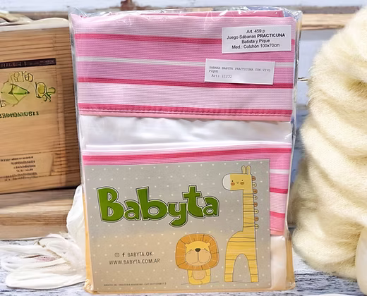Juego de Sábanas para Practicuna Babyta - 100% Algodón y Diseño Encantador
