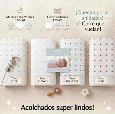 Acolchado Danubio "Duérmete Mi Niño" Tamaño Cuna - Practicuna