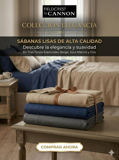 Sábanas Fieldcrest by Cannon - 144 Hilos - Queen Size