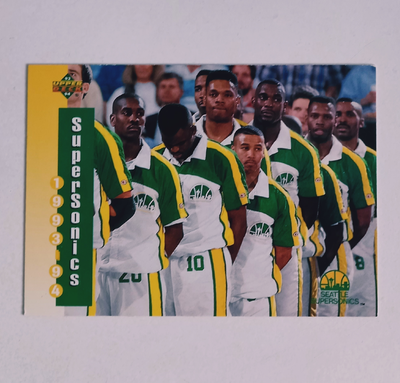 SEATTLE SUPERSONICS Upper Deck 1994